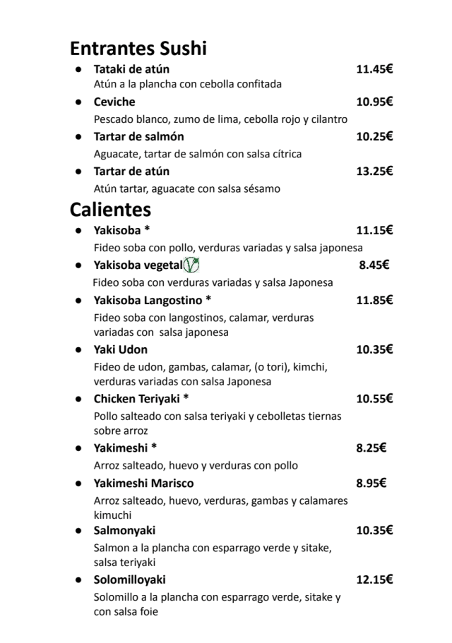 PDF Menu page 2