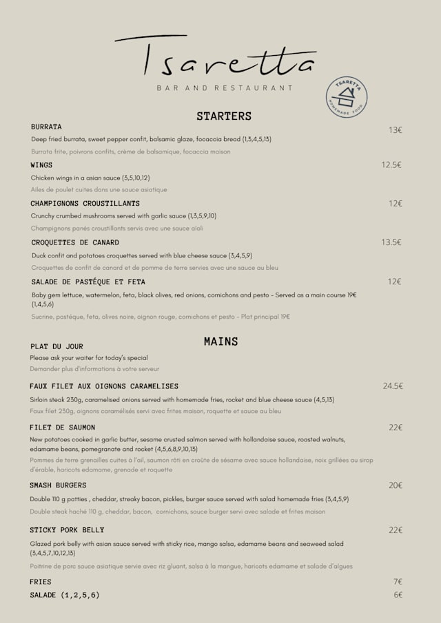 PDF Menu page 2