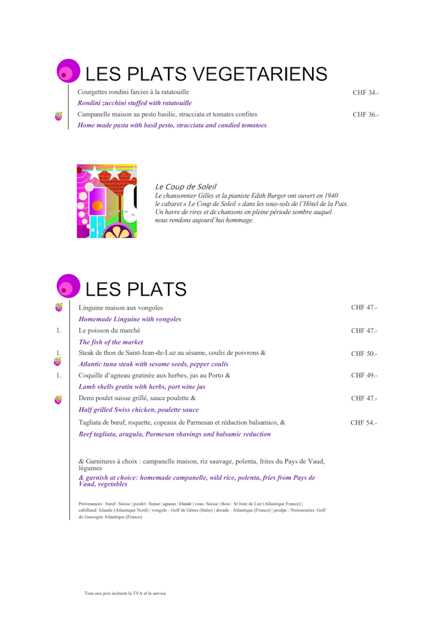 PDF Menu page 2