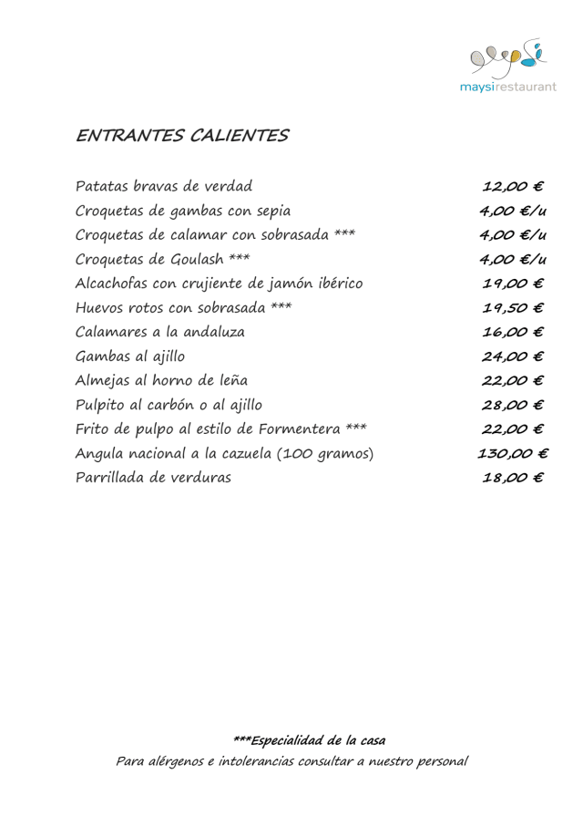 PDF Menu page 2