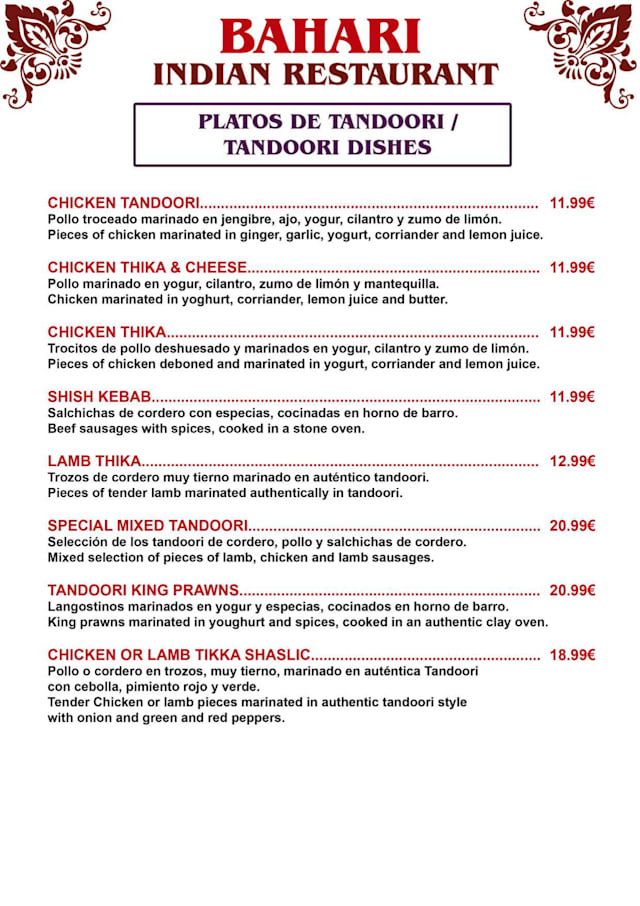 PDF Menu page 2
