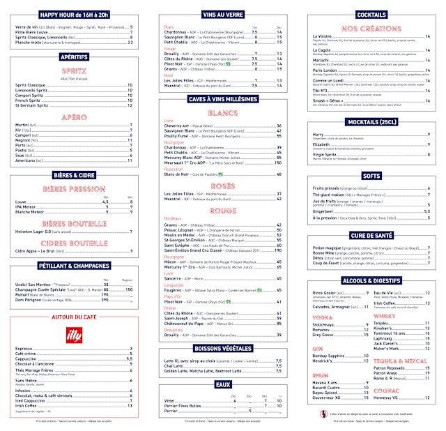 PDF Menu page 2