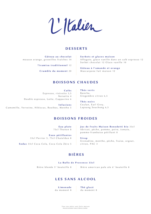 PDF Menu page 2
