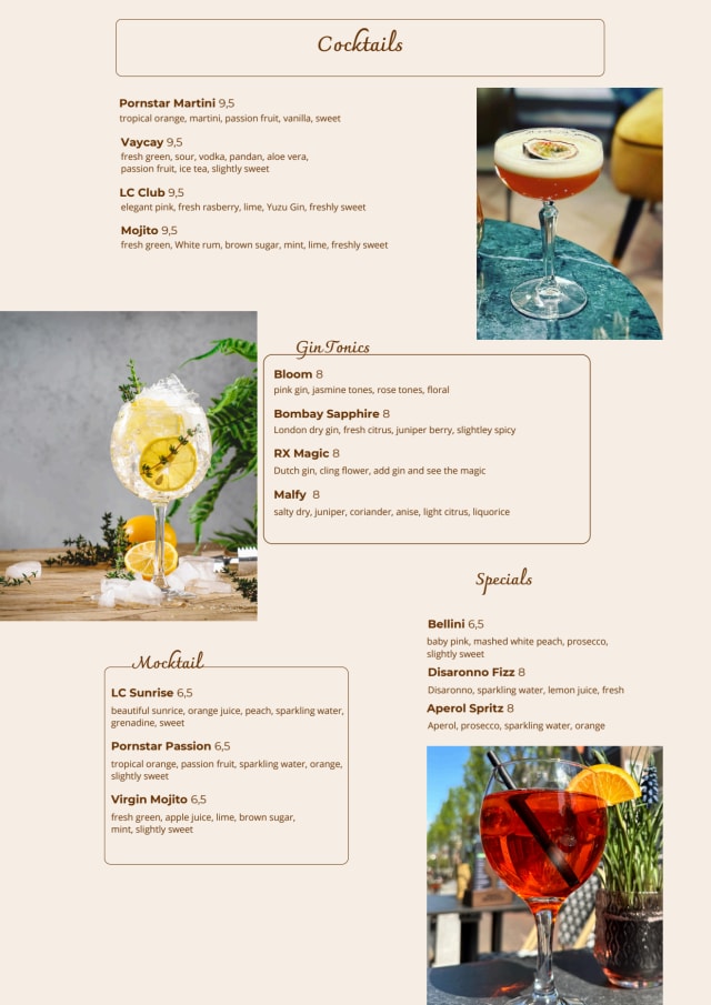 PDF Menu page 2