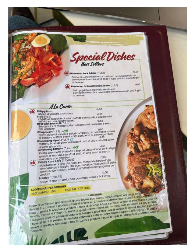 PDF Menu page 2