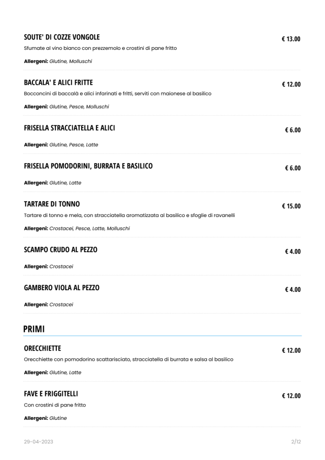 PDF Menu page 2