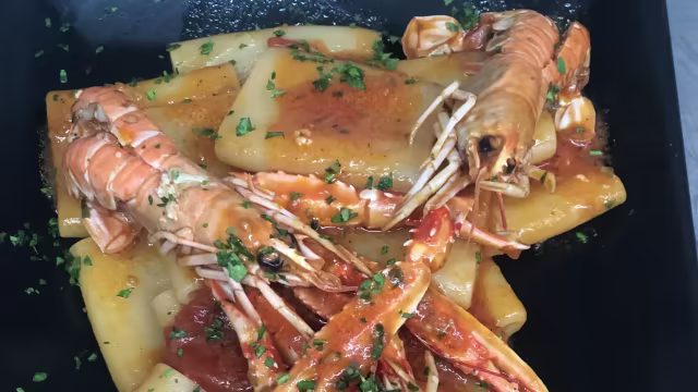 Paccheri agli scamponi