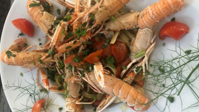 linguine scampi e gamberoni
