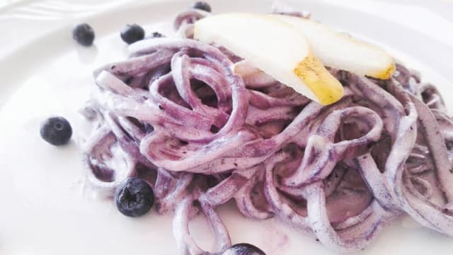Tagliatelle di pere e taleggio