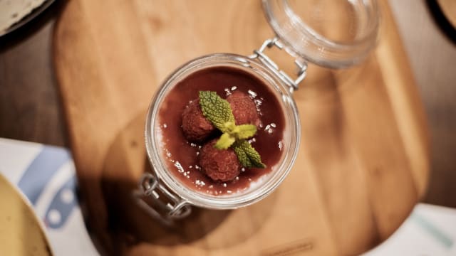 Panna Cotta Frutos Vermelhos