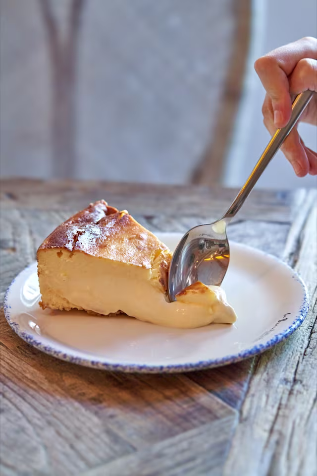 Tarta cremosa de queso