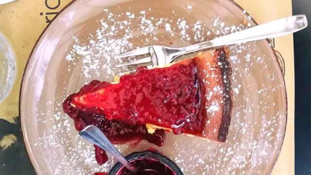 Cheesecake marmellata