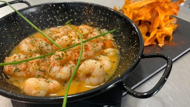 Gambas al ajillo
