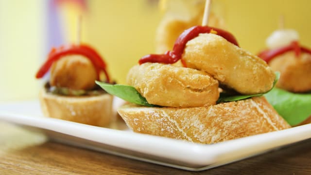 Pintxos de croquetas