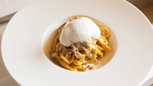 Spaghetto al Coregone e Limone del Garda