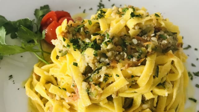 Tagliolini al coregone