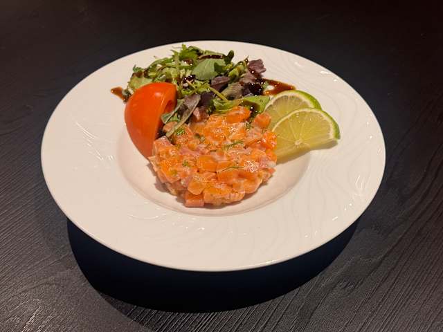 Tartare aux deux saumons