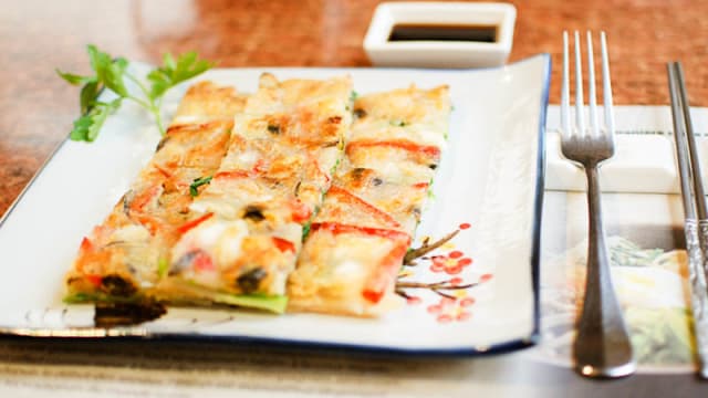 Galette à la ciboulette