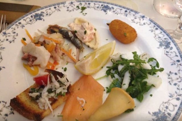 antipasto misto di pesce