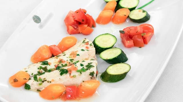 pesce con verdure
