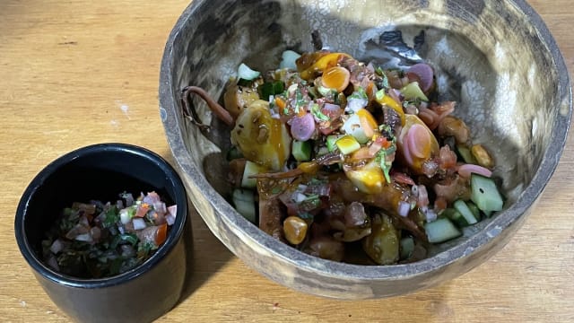 Ceviche Esmeralda ( poulpe) 