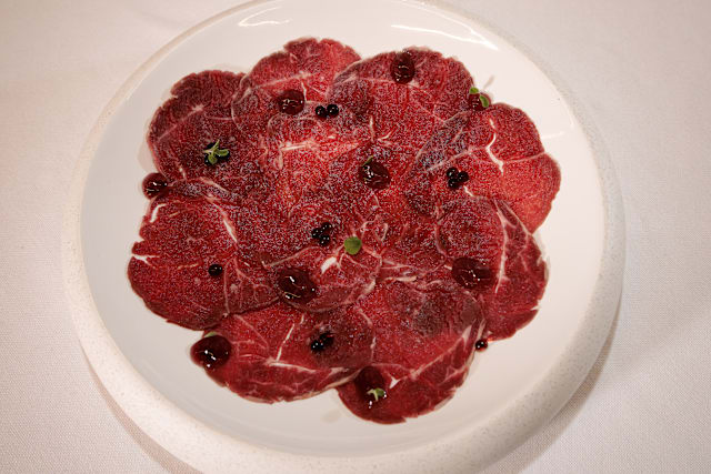 Carpaccio di cervo