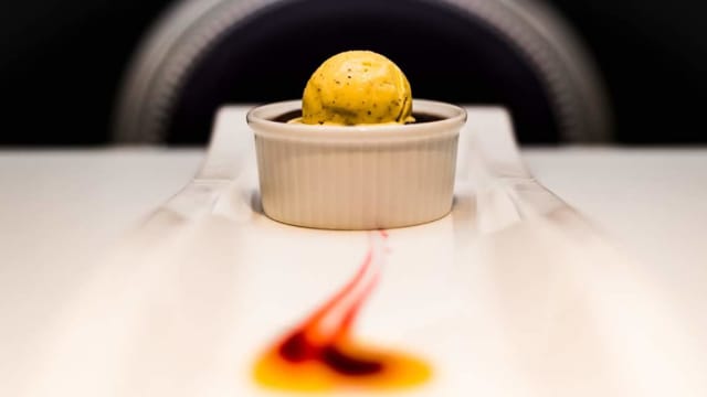 moelleux au chocolat coeur fondant au Nutella glace vanille