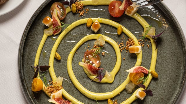 Sabayón de pistacho