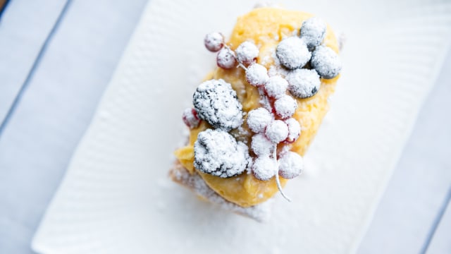 Mille foglie alla Crema pasticcera e frutti rossi