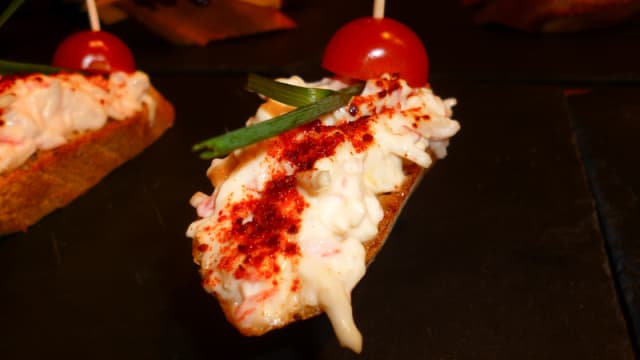Tapas crabe (La Rhune)