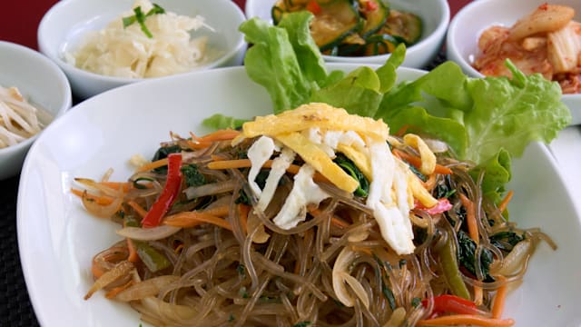 Chapchae aux légumes 야채잡채