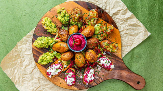 Planche de bruschetta maison