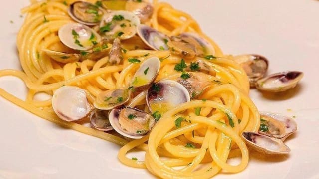 Spaghetto con vongole del.'adriatico 