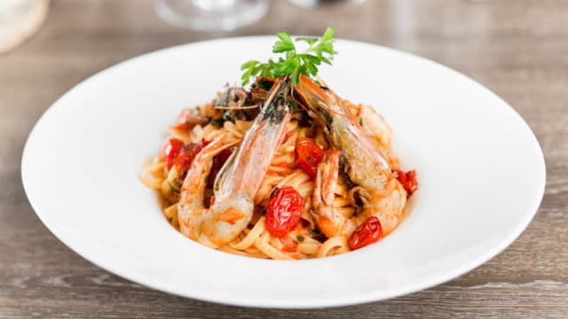 Linguine aux gambas