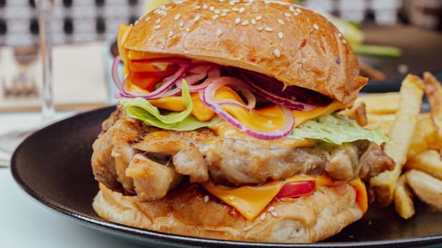 Burger poulet