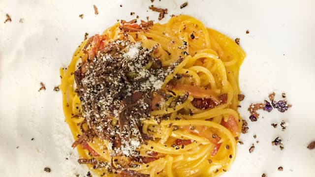 Carbonara con tartufo