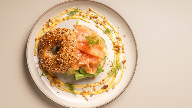 Bagel de Salmón