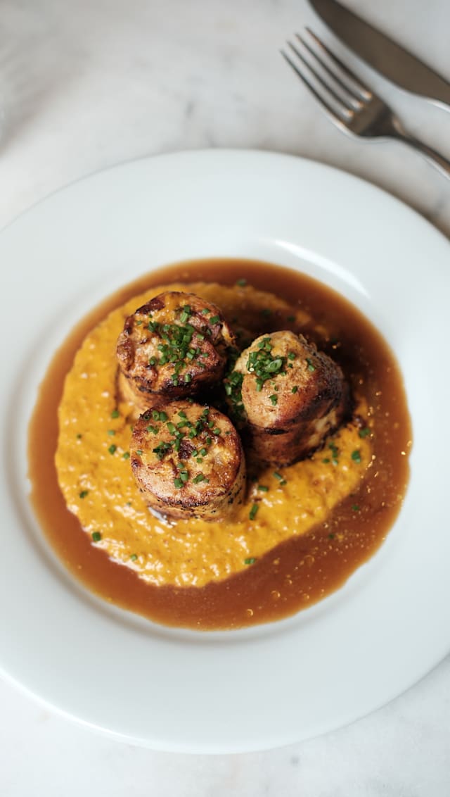 Ballotine de poulet farci