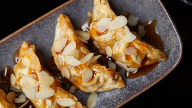 gyoza pomme caramel