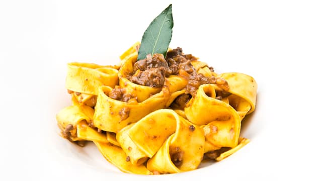 Pappardelle al ragù di cinghiale