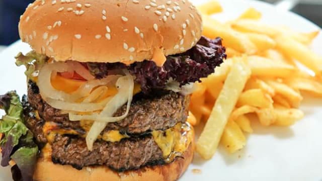 Double cheeseburger d'"Aubrac"