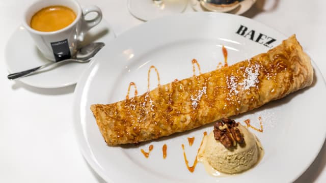 Panqueque con dulce de leche