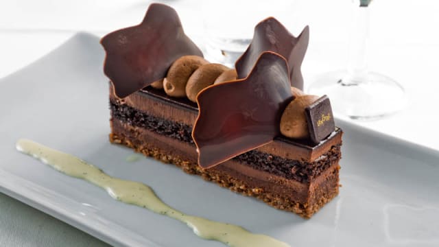 Concerto au chocolat, crème vanille - JP Salle