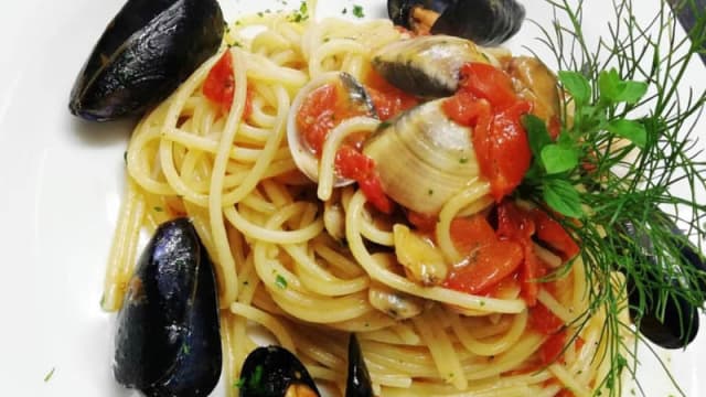 Spaghetti cozze e vongole