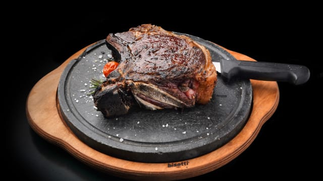 Costata di Angus Galiziano al barbecue