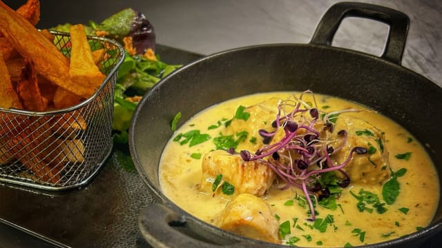 Poulet Maroilles, un exemple de plat du jour à 12€90