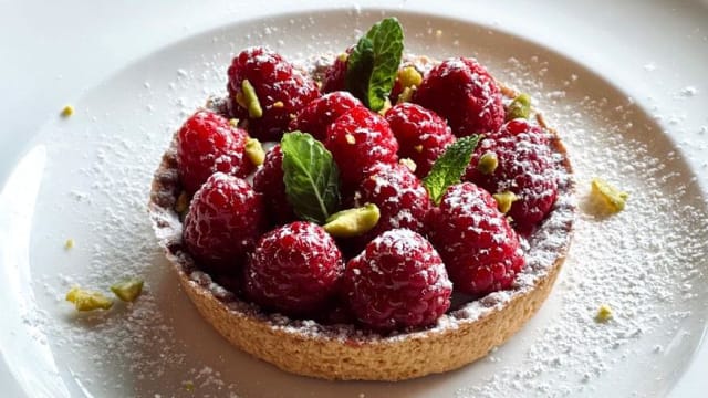 Tartelette à la framboises