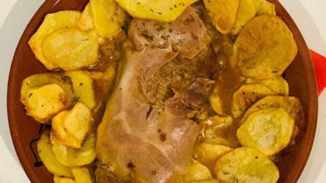 portuguse steak with sauteed potatoes