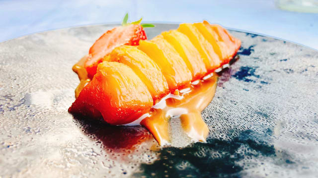 Ananas rôti au vieux Rhum