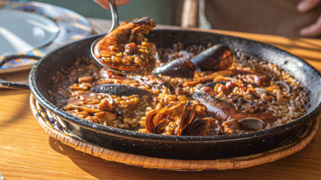 Paella Marinera en Barceloneta
